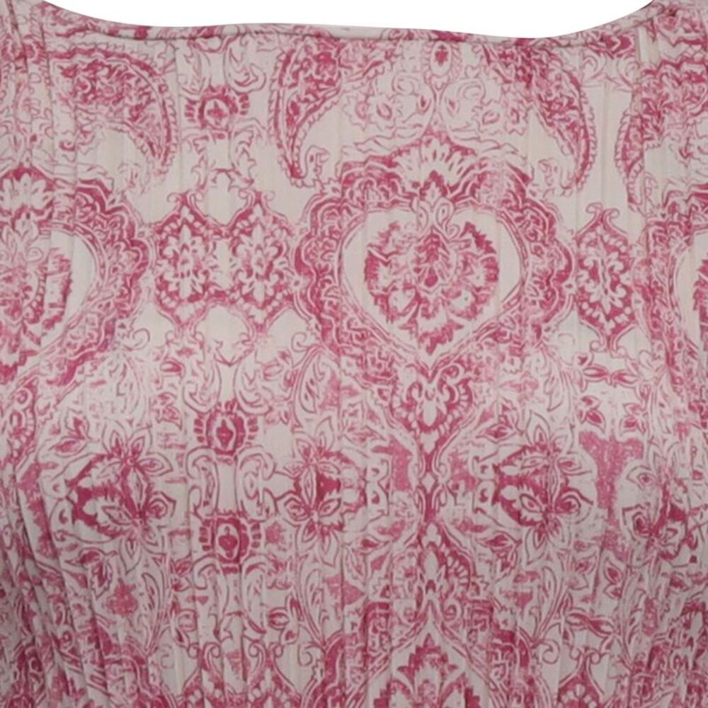 Maje Rockinal Printed Dress in Pink Polyester - Picture 6 of 6